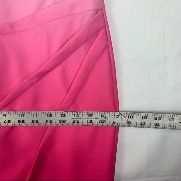Calvin Klein women's 12 large white pink ombre dress business career work - Picture 8 of 13